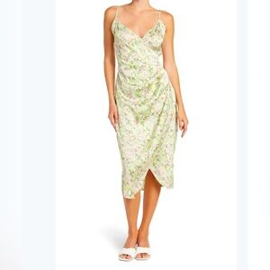 BCBGeneration Women's
Spaghetti Strap Midi Wrap Dress